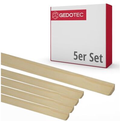 Gedotec baguette triangulaire planches en bois à construire en bois résineux 100 cm 5 pièces 18 x 18 mm BASIC baguette décorative polyvalente et bois pour bricoler différents objets baguet - Publicité Gedotec baguette triangulaire planches en bois à construire en bois résineux 100 cm 5 pièces 18 x 18 mm BASIC baguette décorative polyvalente et bois pour bricoler différents objets baguet - Publicité