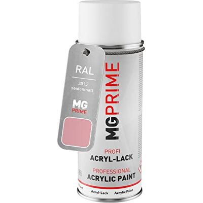 PRiME RAL 3015 Rose clair / Light pink mat satiné, bombe de peinture acrylique bombe aérosol 400 ml, à séchage rapide - Publicité PRiME RAL 3015 Rose clair / Light pink mat satiné, bombe de peinture acrylique bombe aérosol 400 ml, à séchage rapide - Publicité