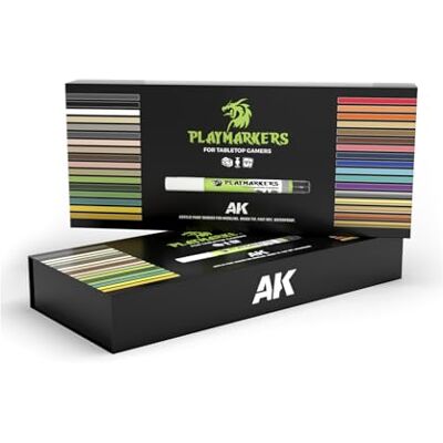 AK Interactive PLAYMARKERS SPECIAL BOX AKM150 Full Range (34x) - Publicité AK Interactive PLAYMARKERS SPECIAL BOX AKM150 Full Range (34x) - Publicité
