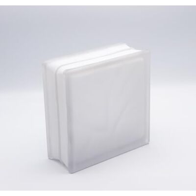 Fuchs Design 5 pièce FUCHS briques de verre nuage incolore 2 face satinée 19x19x8 cm - Publicité Fuchs Design 5 pièce FUCHS briques de verre nuage incolore 2 face satinée 19x19x8 cm - Publicité