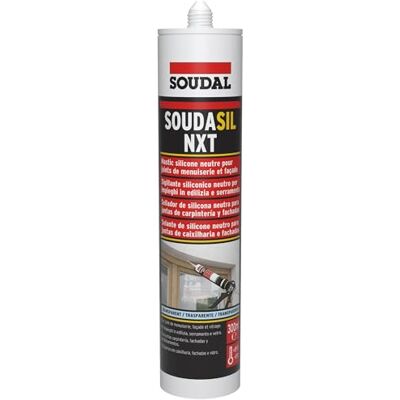 Soudal - Cartouche de silicone transparent neutre 300ml - Transparent - 300 ml - Cartouche de mastic - Publicité Soudal - Cartouche de silicone transparent neutre 300ml - Transparent - 300 ml - Cartouche de mastic - Publicité
