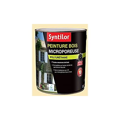 Syntilor - Wood Microporous - ivoire - Satin - Paint - Publicité Syntilor - Wood Microporous - ivoire - Satin - Paint - Publicité