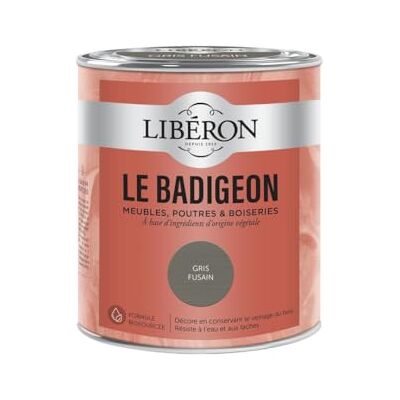 Libéron Le Badigeon meubles, poutres et boiseries, Gris fusain 0,75L - Publicité Libéron Le Badigeon meubles, poutres et boiseries, Gris fusain 0,75L - Publicité