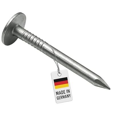 NIMA PARTS Clous pour toiture 2,0 x 20 mm DIN 1160 B (100 pièces) Piquets galvanisés à chaud Fabriqués en Allemagne - Publicité NIMA PARTS Clous pour toiture 2,0 x 20 mm DIN 1160 B (100 pièces) Piquets galvanisés à chaud Fabriqués en Allemagne - Publicité