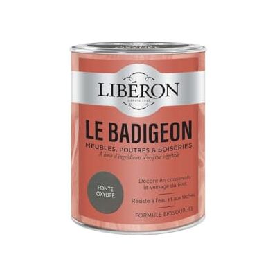 Libéron Le Badigeon meubles, poutres et boiseries, Fonté oxydée 250ml - Publicité Libéron Le Badigeon meubles, poutres et boiseries, Fonté oxydée 250ml - Publicité