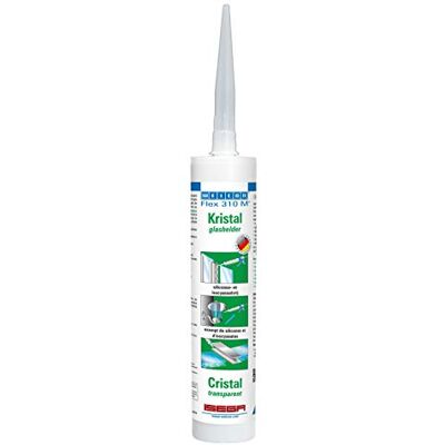 WEICON Flex 310 M Cristal 310 ml Adhésif MS-Polymère à forte adhérence Scellant transparent - Publicité WEICON Flex 310 M Cristal 310 ml Adhésif MS-Polymère à forte adhérence Scellant transparent - Publicité