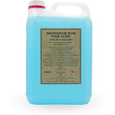 ART Brunisseur Noir (0805A) Pour Acier Sans Neutralisant Peinture Noire Produit D'Entretien Traitement De L'Acier Produit Professionnel Pour Acier Restauration De MéTal (5L) - Publicité ART Brunisseur Noir (0805A) Pour Acier Sans Neutralisant Peinture Noire Produit D'Entretien Traitement De L'Acier Produit Professionnel Pour Acier Restauration De MéTal (5L) - Publicité