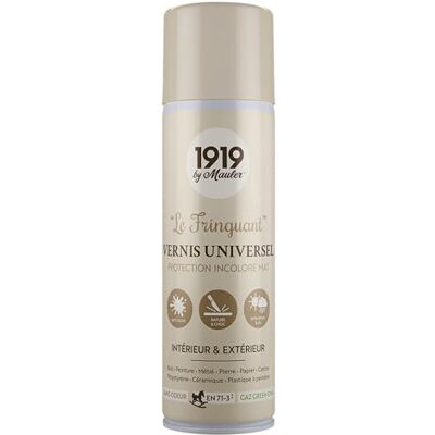 MAULER Vernis Protecteur Multisupports Le Fringuant Mat Incolore 400ml Int/Extérieur Très Faible Odeur Anttache & Rayure Multisupports Bois, Métal, PVC… Manufacture depuis 1919 - Publicité MAULER Vernis Protecteur Multisupports Le Fringuant Mat Incolore 400ml Int/Extérieur Très Faible Odeur Anttache & Rayure Multisupports Bois, Métal, PVC… Manufacture depuis 1919 - Publicité
