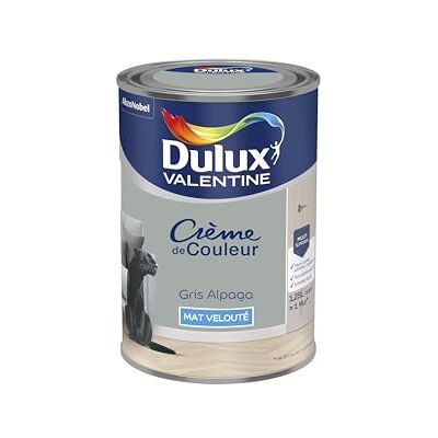 Dulux Valentine Peinture Crème De Couleur Gris Alpaga - Peinture - Publicité Dulux Valentine Peinture Crème De Couleur Gris Alpaga - Peinture - Publicité
