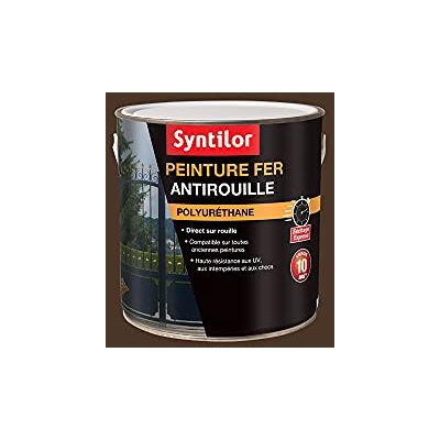 Syntilor Peinture Fer Ultra Protect Brun Normand Satiné RAL 8014 1,5L - Publicité Syntilor Peinture Fer Ultra Protect Brun Normand Satiné RAL 8014 1,5L - Publicité