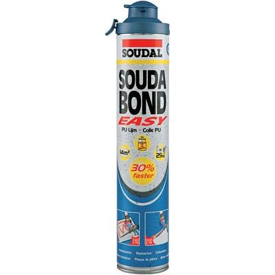 Soudal N.V. Mousse-colle pistolet Soudabond Easy - Intérieur, Extérieur, Spray - Publicité Soudal N.V. Mousse-colle pistolet Soudabond Easy - Intérieur, Extérieur, Spray - Publicité