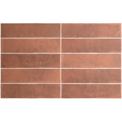 ART carrelage sol/mur effet zellige bejmat terracotta terre cuite 6x24,6 cm mate ARGILE COTTO nuancé. Publicité ART carrelage sol/mur effet zellige bejmat terracotta terre cuite 6x24,6 cm mate ARGILE COTTO nuancé. Publicité