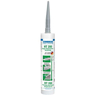 WEICON Flex 310 M, HT 200 gris, 310 ml-Adhésif monocomposant à base de polymère MS résistant aux hautes températures - Publicité WEICON Flex 310 M, HT 200 gris, 310 ml-Adhésif monocomposant à base de polymère MS résistant aux hautes températures - Publicité