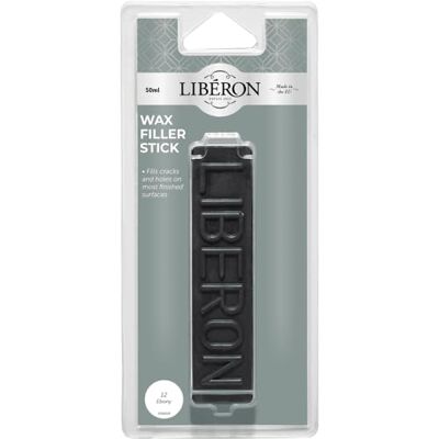Libéron v 33 sa Bâton de remplissage de cire Liberon 12 Ébène 50 g - Publicité Libéron v 33 sa Bâton de remplissage de cire Liberon 12 Ébène 50 g - Publicité