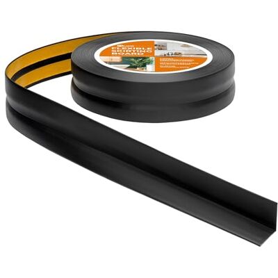 Garmin Plinthe Souple Autoadhésive 30 x 30 mm Étanche Noir, 5 m Bande de finition flexible, protège contre poussière, humidité & insectes, pour salon, bureau, salle de bain & cuisine - Publicité Garmin Plinthe Souple Autoadhésive 30 x 30 mm Étanche Noir, 5 m Bande de finition flexible, protège contre poussière, humidité & insectes, pour salon, bureau, salle de bain & cuisine - Publicité