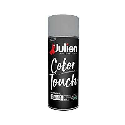 Julien Peinture en aérosol gris titane satin - Spray pour toutes surfaces - Publicité Julien Peinture en aérosol gris titane satin - Spray pour toutes surfaces - Publicité