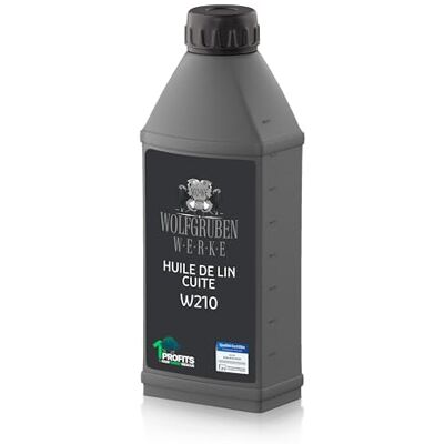 WO-WE Huile de lin cuite W210 Vernis de protection naturelle du bois 1L - Publicité WO-WE Huile de lin cuite W210 Vernis de protection naturelle du bois 1L - Publicité