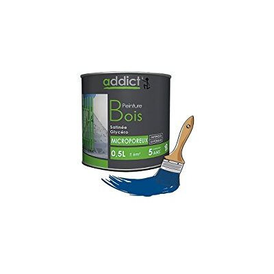 ADDICT PEINTURE BOIS 0.5 L marine - Publicité ADDICT PEINTURE BOIS 0.5 L marine - Publicité