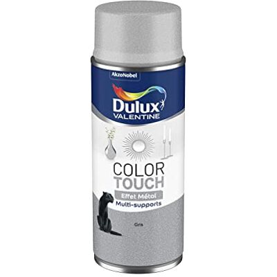Dulux Valentine Effet Métal Gris Touch Peinture - Intérieur/Extérieur 400ML - Publicité Dulux Valentine Effet Métal Gris Touch Peinture - Intérieur/Extérieur 400ML - Publicité