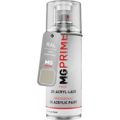 PRiME RAL 7032 Gris silex/Pebble grey mat satiné acrylique bombe aérosol 2C 400ml séchage rapide - Publicité PRiME RAL 7032 Gris silex/Pebble grey mat satiné acrylique bombe aérosol 2C 400ml séchage rapide - Publicité