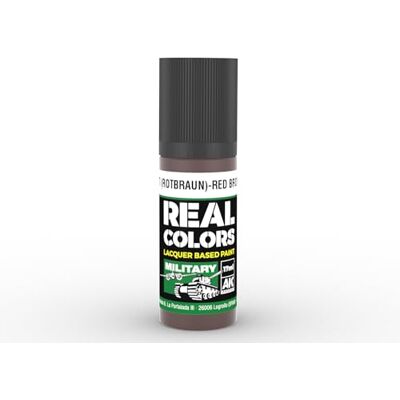 AK Interactive AK REAL COLORS RC863 Rot (Rotbraun)-Red Brown RAL 8013 (17ml) (old RC066) - Publicité AK Interactive AK REAL COLORS RC863 Rot (Rotbraun)-Red Brown RAL 8013 (17ml) (old RC066) - Publicité