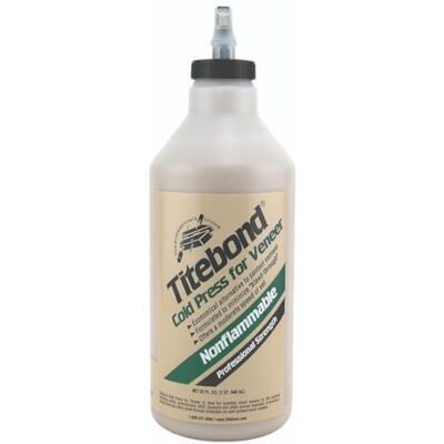 Titebond - Cold Press Veneer - 946 ml - PVA - adhésif - Publicité Titebond - Cold Press Veneer - 946 ml - PVA - adhésif - Publicité