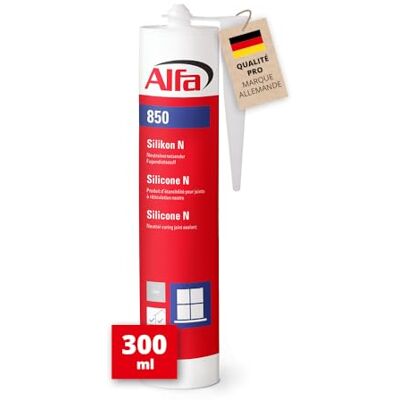 Alfa Silicone N gris – Salle de bain, toiture fenêtre – 1 pièce - Publicité Alfa Silicone N gris – Salle de bain, toiture fenêtre – 1 pièce - Publicité