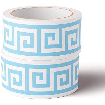 VisitRyl Frise Murale Autocollante Wanzi Bleu Clair B 20cm X 500cm Adhésive Réutilisable pour Décoration Intérieure Facile à Poser - Publicité VisitRyl Frise Murale Autocollante Wanzi Bleu Clair B 20cm X 500cm Adhésive Réutilisable pour Décoration Intérieure Facile à Poser - Publicité