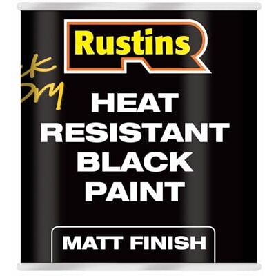 Peinture résistante à la chaleur noire à séchage rapide de Rustins - Peinture - Publicité Peinture résistante à la chaleur noire à séchage rapide de Rustins - Peinture - Publicité