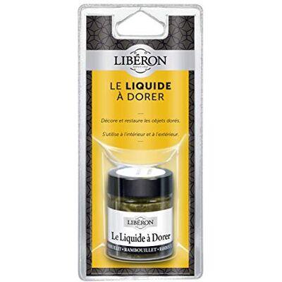 Libéron Liquide à dorer Aspect de la dorure à la feuille, Rambouillet, 30mL - Publicité Libéron Liquide à dorer Aspect de la dorure à la feuille, Rambouillet, 30mL - Publicité