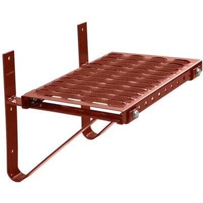 Parotec Marche de Toit Escalier de cheminée 60cm Complète kit pour cheminée/mur (RAL 8004 Rouge Brique) - Publicité Parotec Marche de Toit Escalier de cheminée 60cm Complète kit pour cheminée/mur (RAL 8004 Rouge Brique) - Publicité