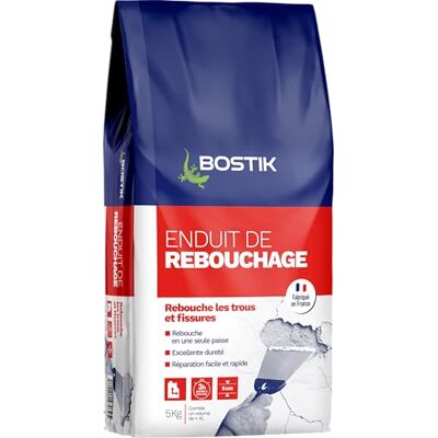 Bostik Enduit en poudre 5kg - Mastic - Publicité Bostik Enduit en poudre 5kg - Mastic - Publicité