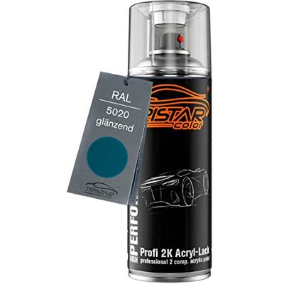 TRISTARcolor RAL 5020 Ozeanblau brillant Bombe de peinture acrylique 2K aérosol peinture à vaporiser peinture à pulvériser 400 ml séchage rapide - Publicité TRISTARcolor RAL 5020 Ozeanblau brillant Bombe de peinture acrylique 2K aérosol peinture à vaporiser peinture à pulvériser 400 ml séchage rapide - Publicité