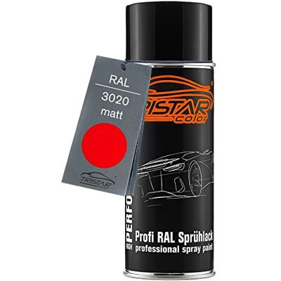 TRISTARcolor RAL 3020 Verkehrsrot mat, bombe de peinture bombe aérosol 400 ml, à séchage rapide - Publicité TRISTARcolor RAL 3020 Verkehrsrot mat, bombe de peinture bombe aérosol 400 ml, à séchage rapide - Publicité