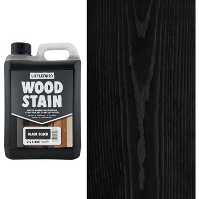 Littlefair's Teinture pour bois à base d'eau – Gamme de couleurs spéciales – Noir (2,5 l) - Publicité Littlefair's Teinture pour bois à base d'eau – Gamme de couleurs spéciales – Noir (2,5 l) - Publicité