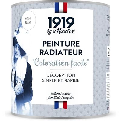 MAULER Peinture Radiateur et Frigo Coloration Facile Blanc 1L Résiste jusqu'à 80°C Idéal radiateur peint, fonte, thermolaqué, tuyaux en acier Manufacture depuis 1919 - Publicité MAULER Peinture Radiateur et Frigo Coloration Facile Blanc 1L Résiste jusqu'à 80°C Idéal radiateur peint, fonte, thermolaqué, tuyaux en acier Manufacture depuis 1919 - Publicité
