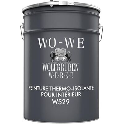 WO-WE Peinture isolante thermique intérieure W529 pour murs et plafonds 10L - Publicité WO-WE Peinture isolante thermique intérieure W529 pour murs et plafonds 10L - Publicité