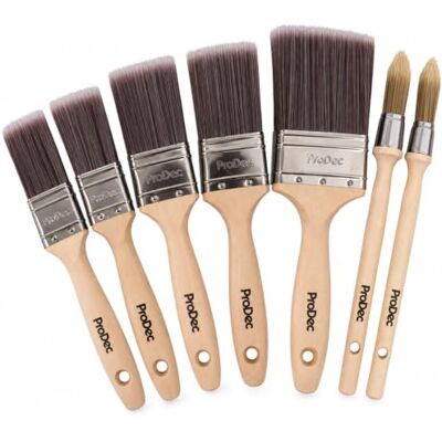 Ensemble de 7 Pinceaux Synthétiques PRODEC Premier - Paint Brush Set - Publicité Ensemble de 7 Pinceaux Synthétiques PRODEC Premier - Paint Brush Set - Publicité