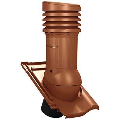 Parotec Aérateur de Toit réglable isolé DN150 pour Tuiles Tondach Samba 11 Cheminée de ventilation (RAL 8004 Rouge Brique) - Publicité Parotec Aérateur de Toit réglable isolé DN150 pour Tuiles Tondach Samba 11 Cheminée de ventilation (RAL 8004 Rouge Brique) - Publicité