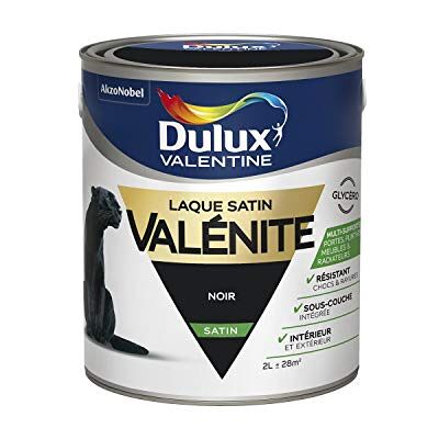 Dulux Valentine - Valénite Satin Noir - Noir - 2L - paint - Publicité Dulux Valentine - Valénite Satin Noir - Noir - 2L - paint - Publicité
