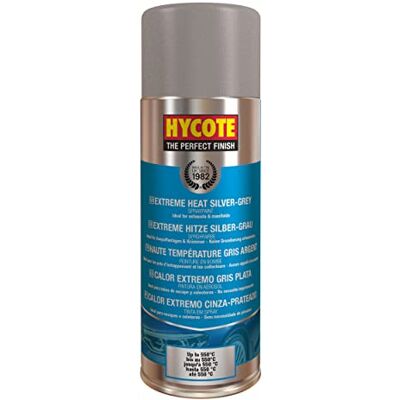 Hycote Peinture en aérosol pour Voiture à séchage Rapide et Chaleur extrême, Gris argenté, 400 ML - Publicité Hycote Peinture en aérosol pour Voiture à séchage Rapide et Chaleur extrême, Gris argenté, 400 ML - Publicité