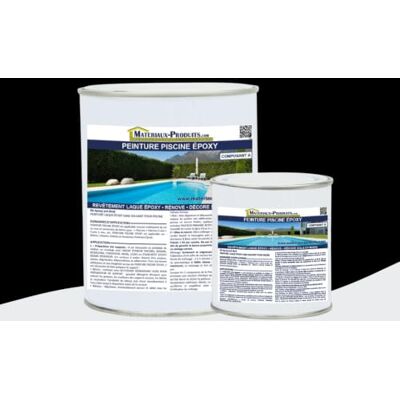 MATPRO Peinture Piscine Epoxy Sans Solvant Très Haute Adhérence sur Béton, Ciment, Enduit Application Travaux Neufs/Réparation Noir 1 Kg - Publicité MATPRO Peinture Piscine Epoxy Sans Solvant Très Haute Adhérence sur Béton, Ciment, Enduit Application Travaux Neufs/Réparation Noir 1 Kg - Publicité