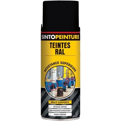 Spray Peinture Antirouille Satiné SINTO - 400ml - Intérieur/Extérieur - Publicité Spray Peinture Antirouille Satiné SINTO - 400ml - Intérieur/Extérieur - Publicité