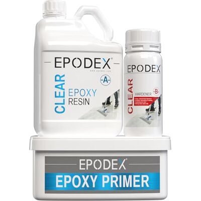 EPODEX Kit de résine de sol Résine pour sols design, garages et plus Revêtement de sol époxy disponible en différents coloris & effets Kit résine pour béton, chape, bois etc - Publicité EPODEX Kit de résine de sol Résine pour sols design, garages et plus Revêtement de sol époxy disponible en différents coloris & effets Kit résine pour béton, chape, bois etc - Publicité
