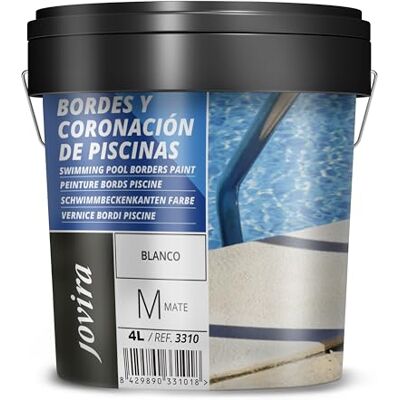 Jovira Pinturas - Pintura Bordes y Coronación De Piscinas Antideslizante En Color Blanco - Paint - Publicité Jovira Pinturas - Pintura Bordes y Coronación De Piscinas Antideslizante En Color Blanco - Paint - Publicité