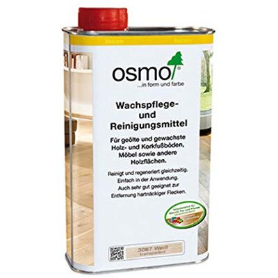 Osmo Cire Spéciale d’Entretien et de Nettoyage, blanc 500 ml - Publicité Osmo Cire Spéciale d’Entretien et de Nettoyage, blanc 500 ml - Publicité