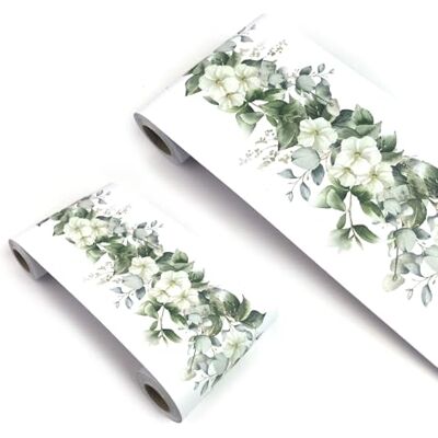 VisitRyl Frise Murale Autocollante Fleurs à feuilles vertes yx221 12cm X 1000cm Adhésive Réutilisable pour Décoration Intérieure Facile à Poser - Publicité VisitRyl Frise Murale Autocollante Fleurs à feuilles vertes yx221 12cm X 1000cm Adhésive Réutilisable pour Décoration Intérieure Facile à Poser - Publicité