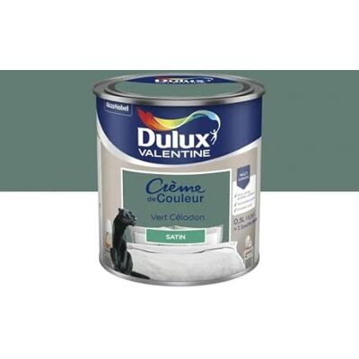 Peinture Intérieure Satinée Vert Dulux Valentine - Peinture - Publicité Peinture Intérieure Satinée Vert Dulux Valentine - Peinture - Publicité
