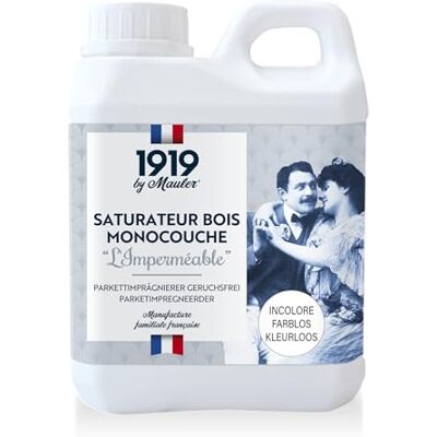 MAULER Saturateur bois Monocouche L'Imperméable Mat Teinte Teck 1L Effet déperlant, protection UV, tache Entretien facile Terrasse & Bardage Manufacture depuis 1919 - Publicité MAULER Saturateur bois Monocouche L'Imperméable Mat Teinte Teck 1L Effet déperlant, protection UV, tache Entretien facile Terrasse & Bardage Manufacture depuis 1919 - Publicité