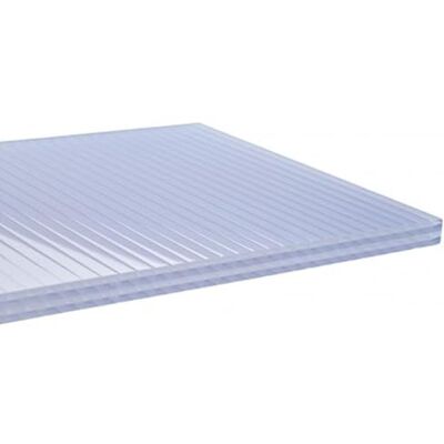MCCOVER Plaque polycarbonate alvéolaire 4000 x 980 x 32mm Opaline, ep.32 mm, l.98 cm, L.4 m - Publicité MCCOVER Plaque polycarbonate alvéolaire 4000 x 980 x 32mm Opaline, ep.32 mm, l.98 cm, L.4 m - Publicité